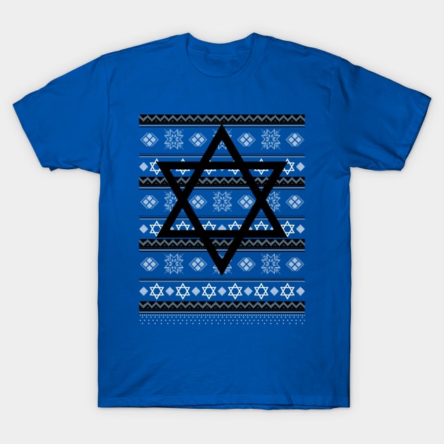 Hanukkah Fair Isle T-Shirt by drewbacca